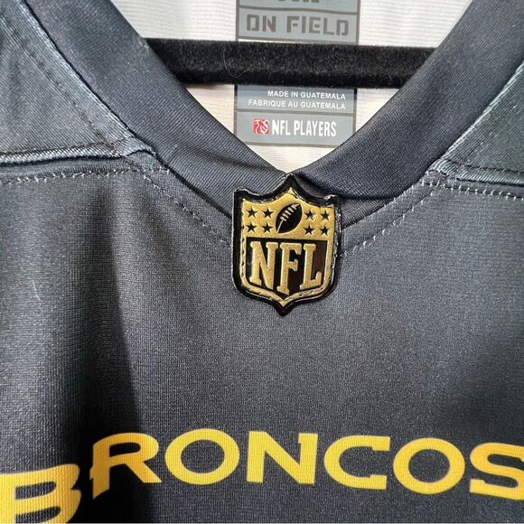 Josey Jewell #47 Denver Broncos Gray on field NFL Stitched Jersey Mens XL iowa - Picture 9 of 12